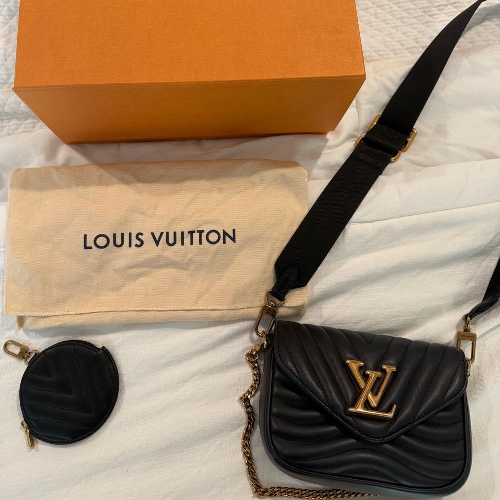 Louis Vuitton Multi-Pochette New Wave Collection Black With Dust Bag and Box,